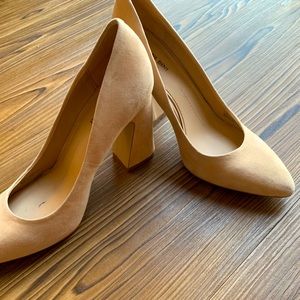 Gianni Bini Suede Block Heel